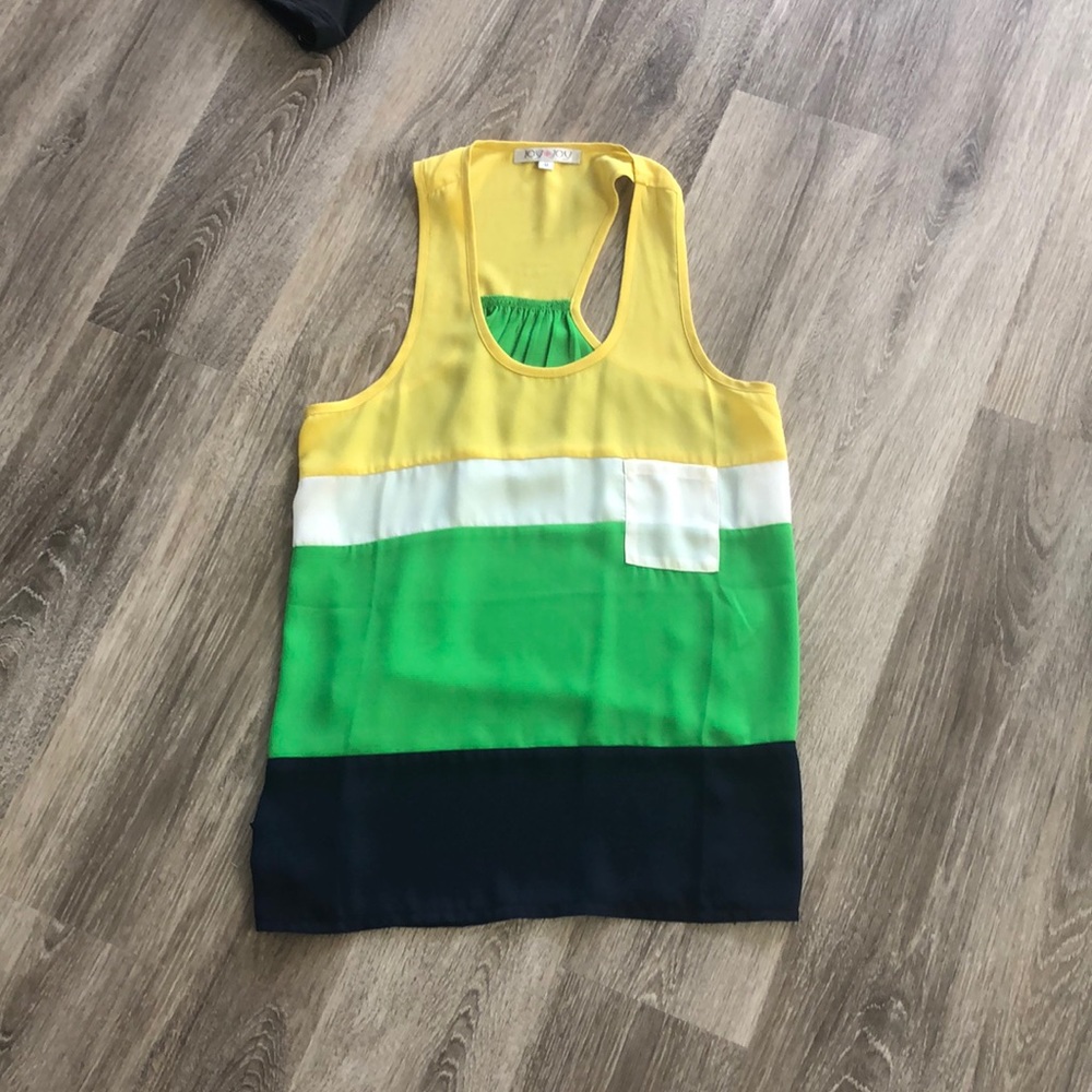 Joy joy racer back tunic